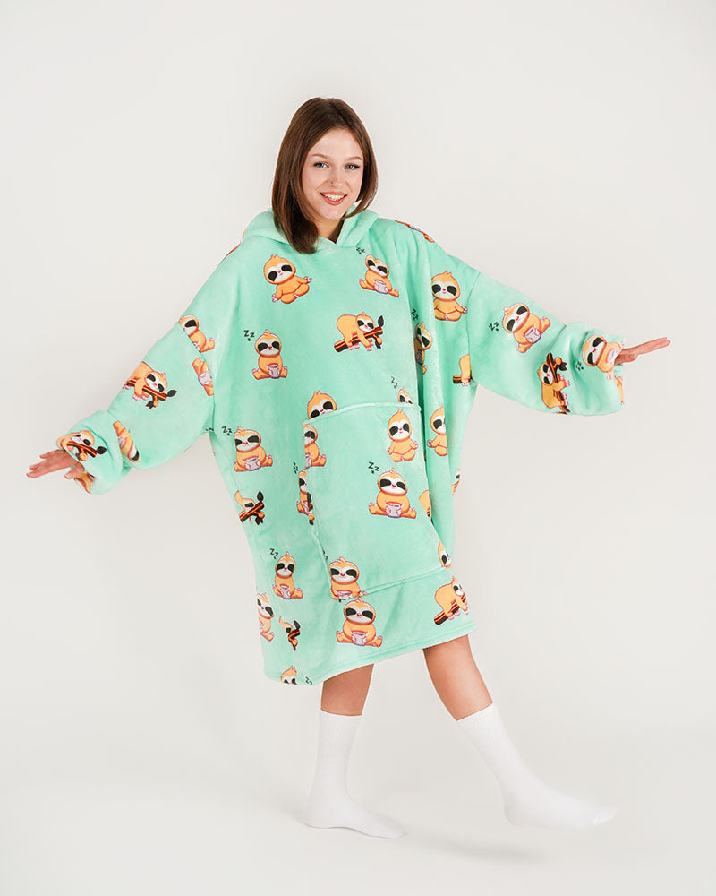 ciepła kocobluza bluza koc Bloozie leniwiec