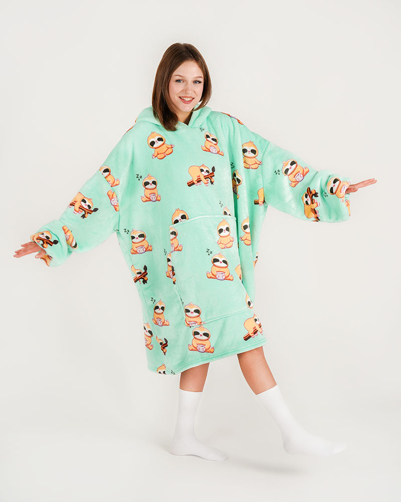 ciepła kocobluza bluza koc Bloozie leniwiec