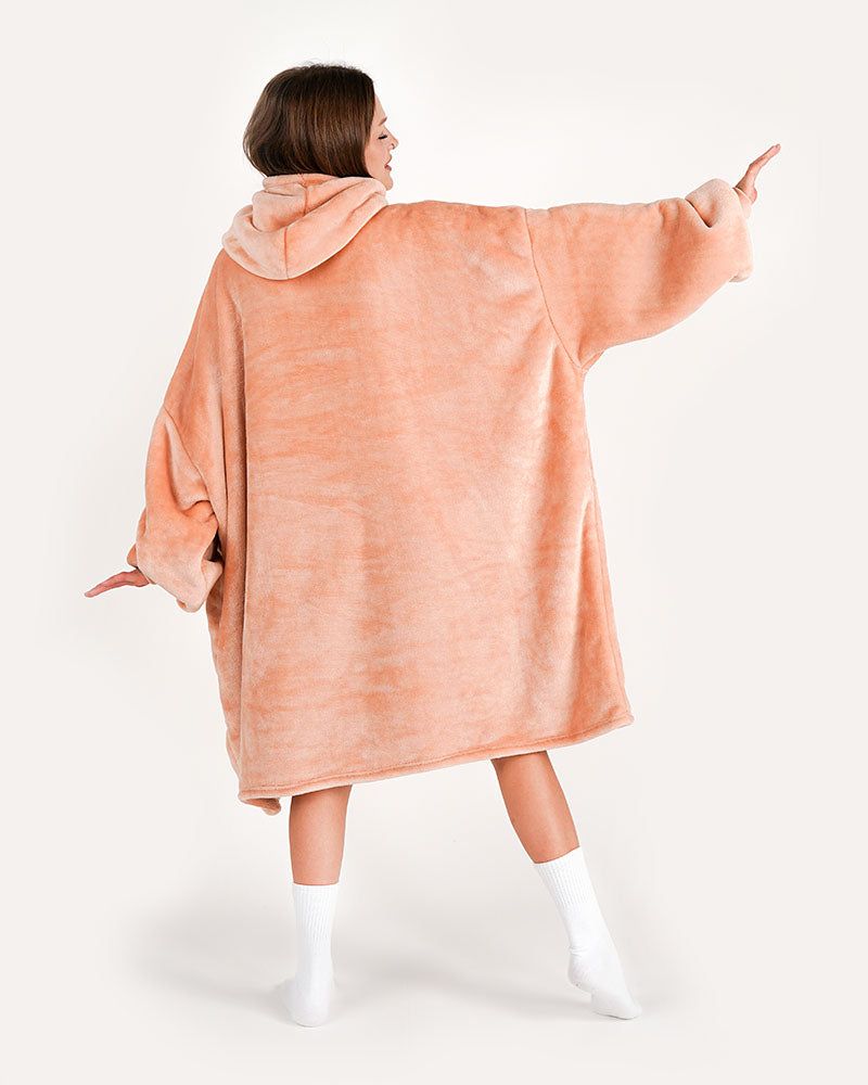 ciepła kocobluza bluza koc Bloozie beżowa