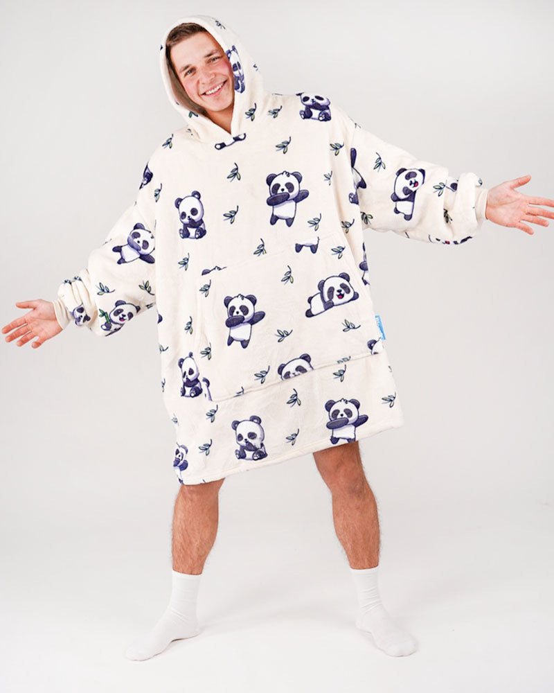 ciepła kocobluza bluza koc Bloozie panda pandy