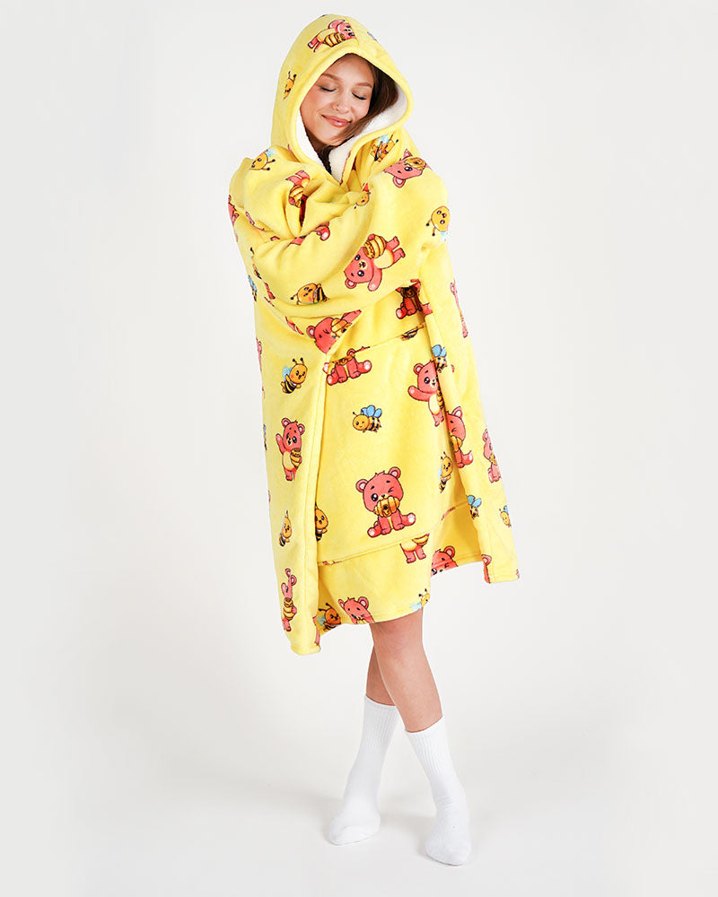 ciepła kocobluza bluza koc Bloozie pszczoła pszczoły miś