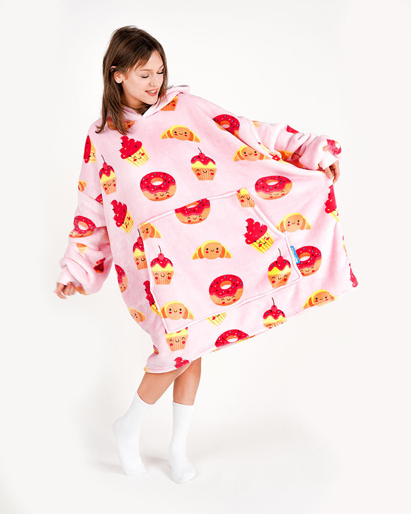 ciepła kocobluza bluza koc Bloozie donut pączki