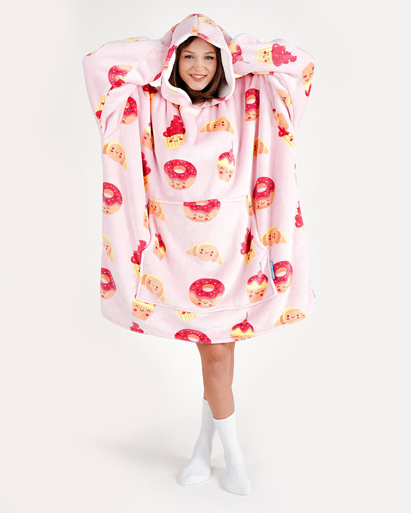 ciepła kocobluza bluza koc Bloozie donut pączki